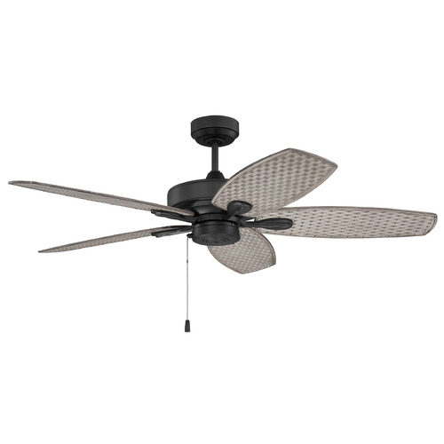 Craftmade Lighting Retreat 52-Inch Outdoor Fan in Flat Black by Craftmade Lighting RET52FB5