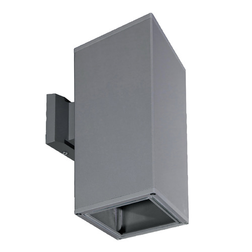 Eurofase Lighting 10.38-Inch Outdoor Square Wall Light in Grey by Eurofase Lighting 19209-012