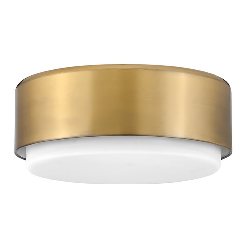 Cedric 12-Inch Indoor Flush Mount in Lacquered Brass by Hinkley Lighting