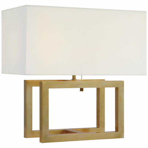 Visual Comfort Signature Collection Paloma Contreras Galerie Table Lamp in Antique Brass by VC Signature PCD3012HAB-L