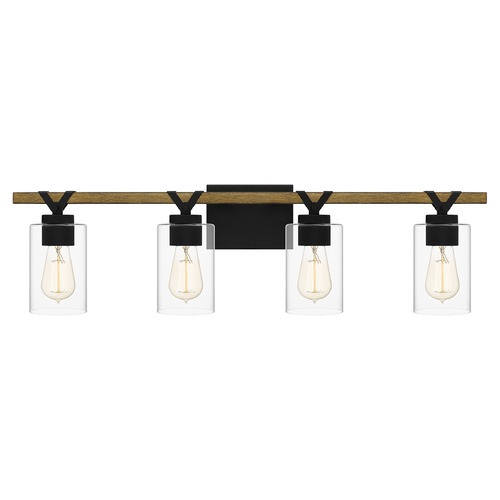 Quoizel Lighting Devon Court Bathroom Light in Matte Black by Quoizel Lighting DEVN8632MBK