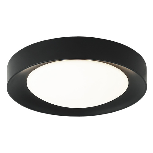 Matteo Lighting Essene Black LED Flushmount Light