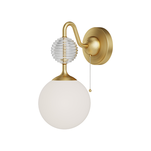 Alora Lighting Alora Lighting Celia Brushed Gold Switched Sconce WV415306BGOP