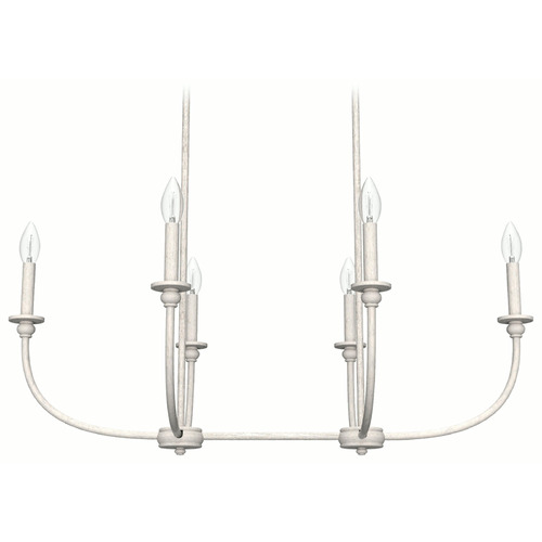 Southcrest Distressed White Linear Light by Hunter Fan Company