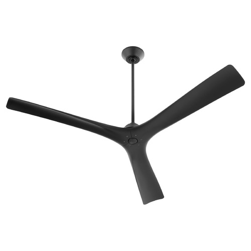 Oxygen Mecca Black Ceiling Fan Without Light