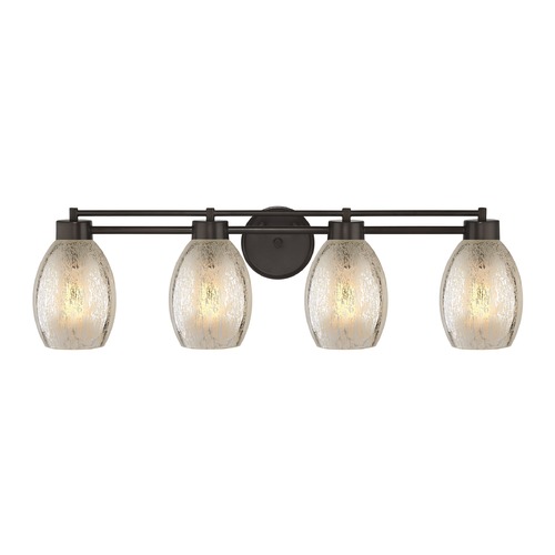 Design Classics Lighting Mercury Glass Bathroom Light Bronze 704-220 GL1034-MER