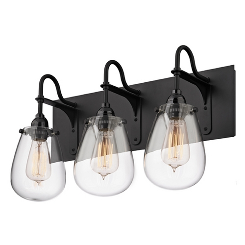 Chelsea Bathroom Light Black by Sonneman Lighting