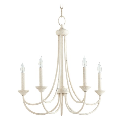 Brooks Persian White Chandelier by Quorum Lighting
