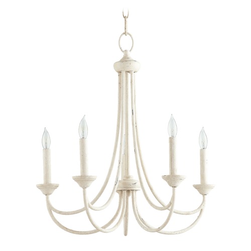 Quorum Lighting Brooks Persian White Chandelier by Quorum Lighting 6250-5-70