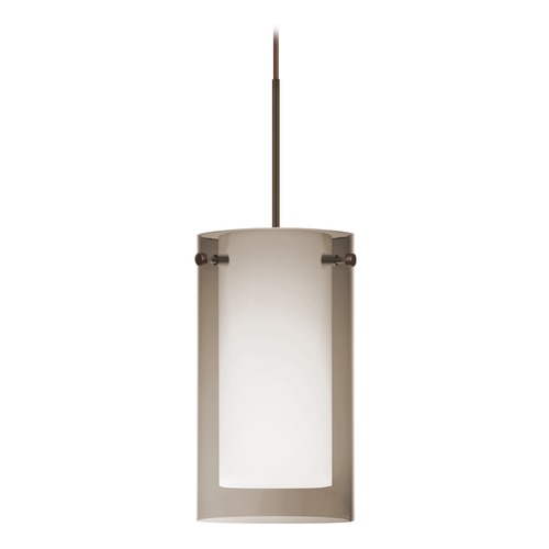 Besa Lighting Besa Lighting Pahu Bronze Mini-Pendant Light 1XT-S44007-BR