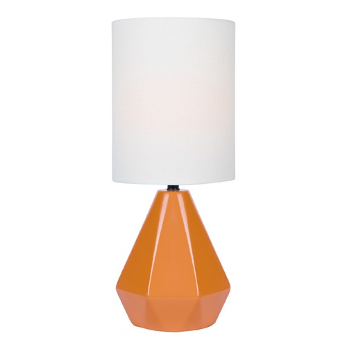 Mason Orange Table Lamp by Lite Source Lighting