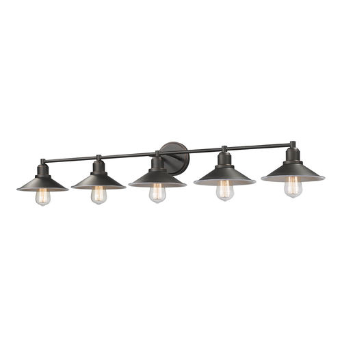 Z-Lite Casa Olde Bronze Bathroom Light by Z-Lite 613-5V-OB