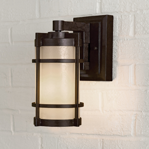 Andrita Court Textured French Bronze Outdoor Wall Light by Minka Lavery