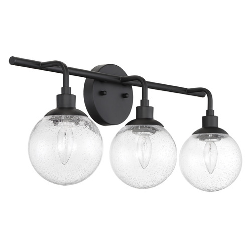 Que Flat Black Bathroom Light by Craftmade Lighting