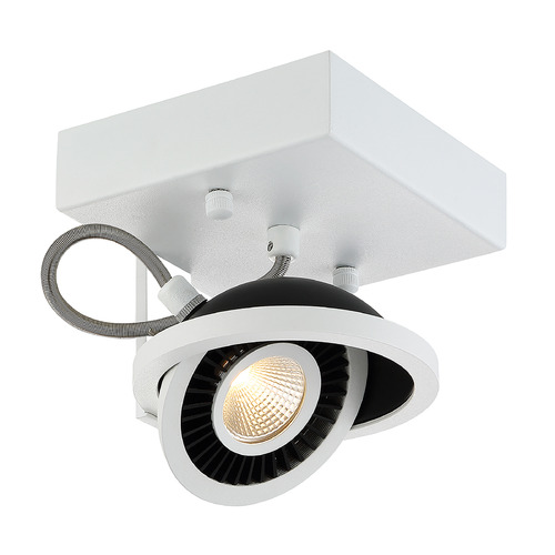 Eurofase Lighting Vision White & Black LED Flush Mount by Eurofase Lighting 29489-015