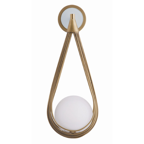Ova Wall Sconce in Antique Brass by Arteriors Home