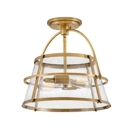 Tournon Semi-Flush Mount in Heritage Brass by Hinkley Lighting