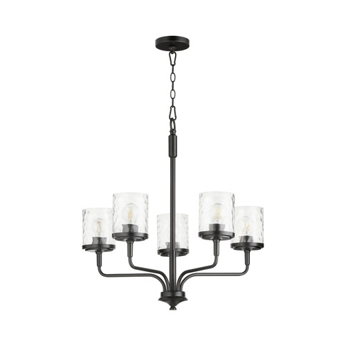 Quorum Lighting Starky 27-Inch Chandelier in Matte Black by Quorum Lighting 617-5-59