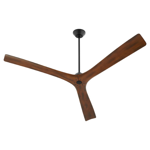 Oxygen Mecca Black Ceiling Fan Without Light