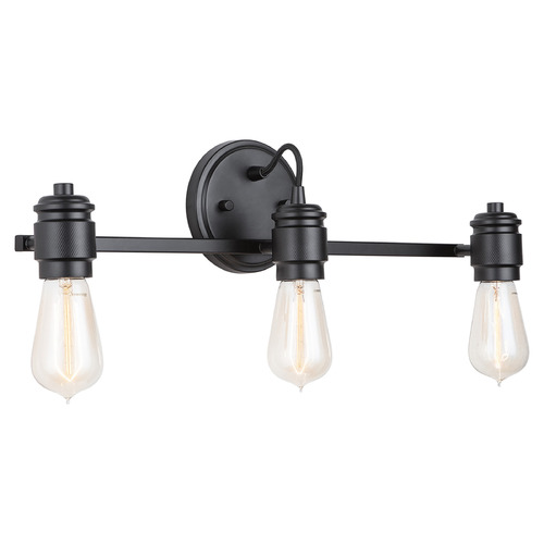 Menlo 21.25-Inch Vanity Light in Matte Black by Capital Lighting