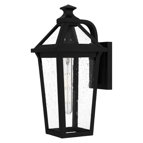 Quoizel Lighting Boulevard Matte Black Outdoor Wall Light