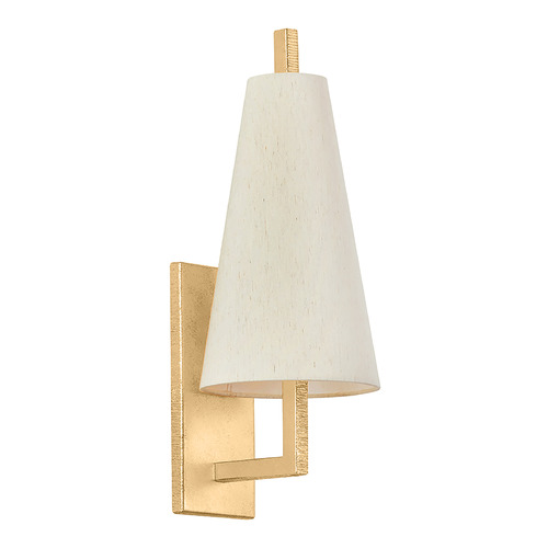 Corbett Lighting Tirana Vintage Gold Leaf Sconce