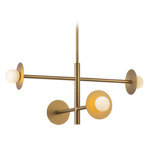 Kuzco Lighting Elixir Brushed Gold LED Chandelier