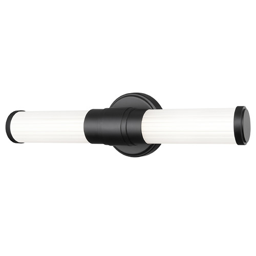 Z-Lite Warwick Matte Black LED Vertical Bathroom Light