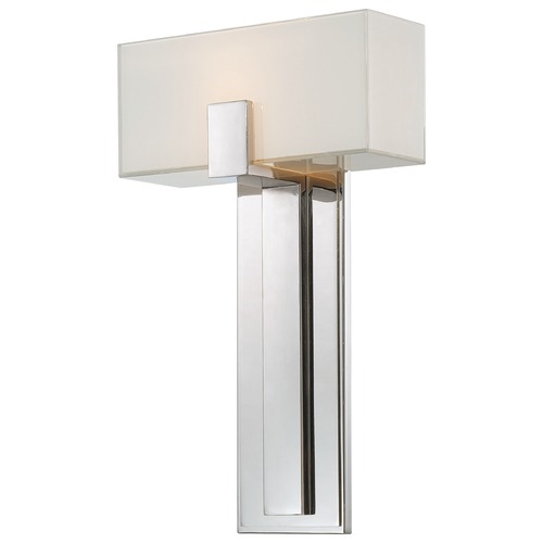 16.50-Inch Wall Sconce in Polished Nickel by George Kovacs