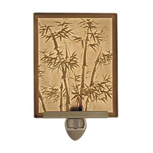 Porcelain Garden Lighting Bamboo Curved Panel Lithophane Nightlight by Porcelain Garden Lighting NR138