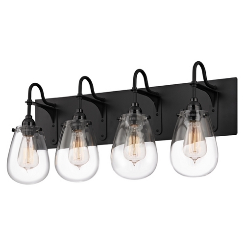 Chelsea Bathroom Light Black by Sonneman Lighting