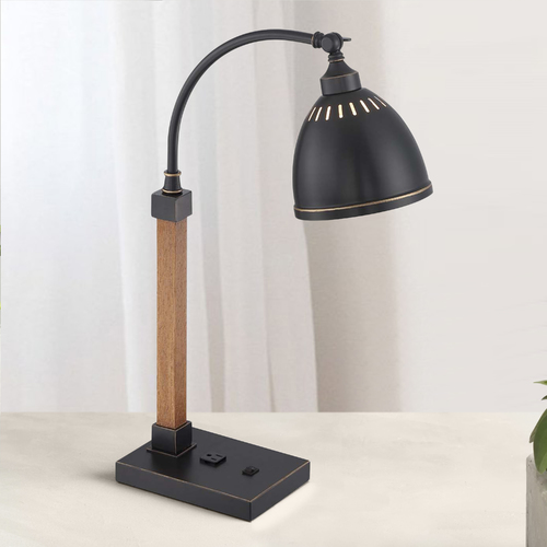 Maurizio Dark Bronze Desk Lamp by Lite Source Lighting