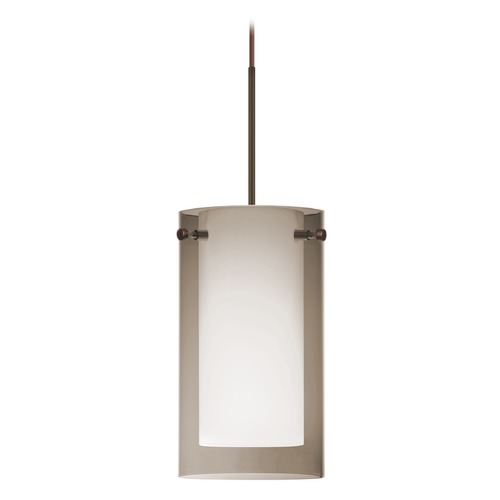 Besa Lighting Pahu Bronze LED Mini-Pendant Light