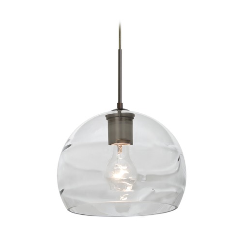 Besa Lighting Besa Lighting Spirit Bronze Pendant Light 1JT-SPIR8CL-BR