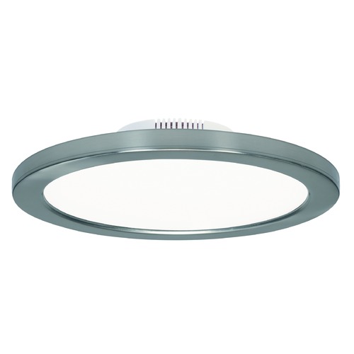 Satco Lighting Blink Slim 9-Inch LED Round Surface Mount Polished Nickel 3000K by Satco Lighting S9888