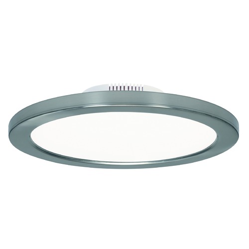 Blink Slim 9-Inch LED Round Surface Mount Polished Nickel 3000K by Satco Lighting