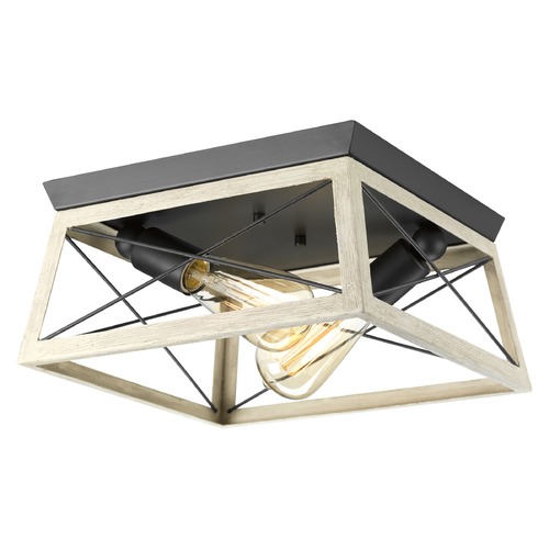 Progress Lighting Briarwood Graphite Flush Mount by Progress Lighting P350039-143