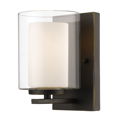 Z-Lite Willow Olde Bronze Sconce by Z-Lite 426-1S-OB