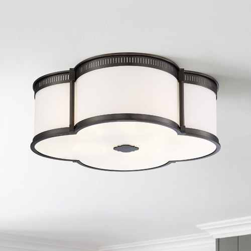 Harvard Court Bronze LED Flush Mount by Minka Lavery
