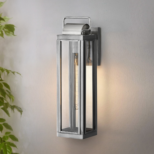 Sag Harbor 21.25-Inch Antique Brushed Aluminum Outdoor Wall Light by Hinkley Lighting