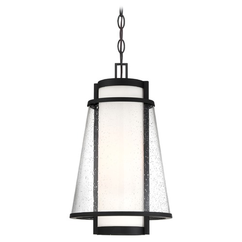 Anau Matte Black Outdoor Hanging Light by Nuvo Lighting