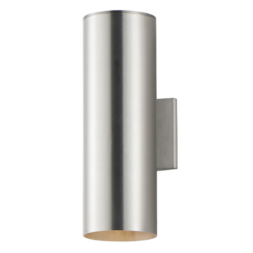 Maxim Lighting Outpost Brushed Aluminum Outdoor Wall Light