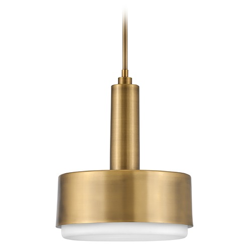 Hinkley Cedric 13-Inch Pendant in Lacquered Brass by Hinkley Lighting 30074LCB