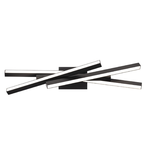 Parallax 27-Inch 2700K LED Bath Light in Black by WAC Lighting