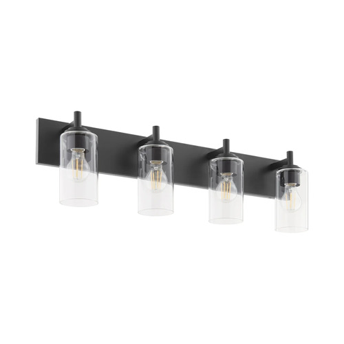 Quorum Lighting Fallstaff 4-Light Vanity Light in Matte Black by Quorum Lighting 5200-4-59