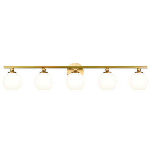 Z-Lite Z-Lite Neoma Modern Gold Bathroom Light 1100-5V-MGLD