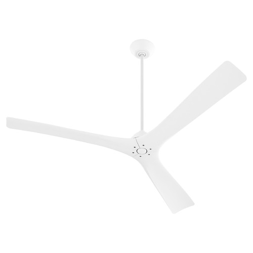 Oxygen Mecca White Ceiling Fan Without Light