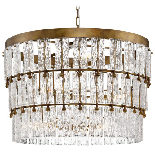 Progress Lighting Point Dume 6-Light Painted Bronze Linear Pendant
