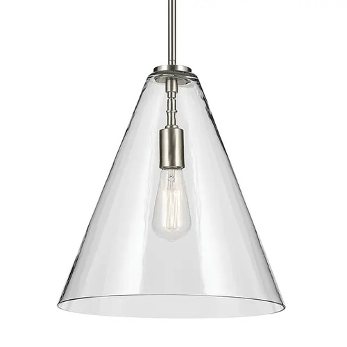 Kichler Lighting Everly 14.25-Inch Pendant in Brushed Nickel by Kichler Lighting 42200NI