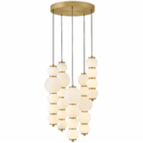 Trigo 20-Inch Abstract Chandelier in Brass by Hinkley Lighting